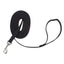 Train Right Cotton Web Training Dog Leash Black 5/8 in x 20 ft