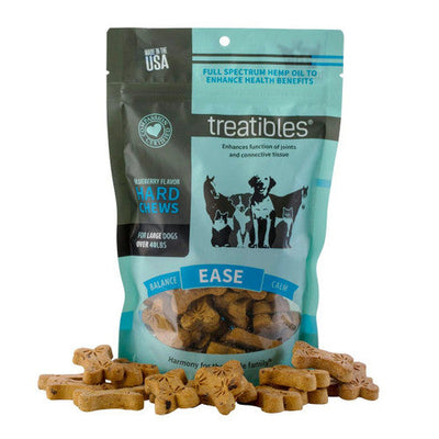 Treatibles Grain Free Large Blueberry Chew 45ct {L + 1 } 591004 - Dog