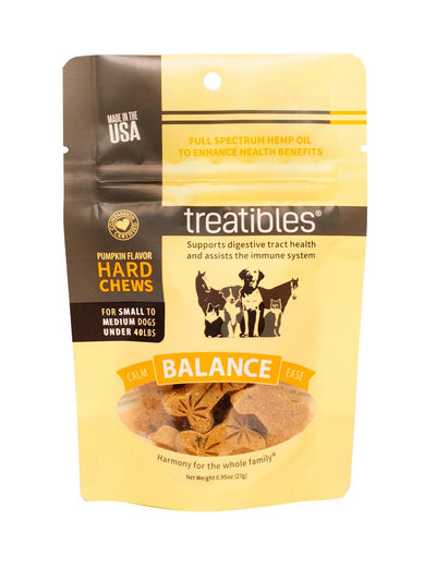 Treatibles Grain Free Small Pumpkin Chew 14ct {L+1} 591007 859162005695