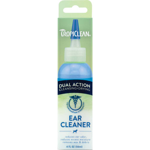 TropiClean Dual Action Ear Cleaner 4 fl. oz - Dog