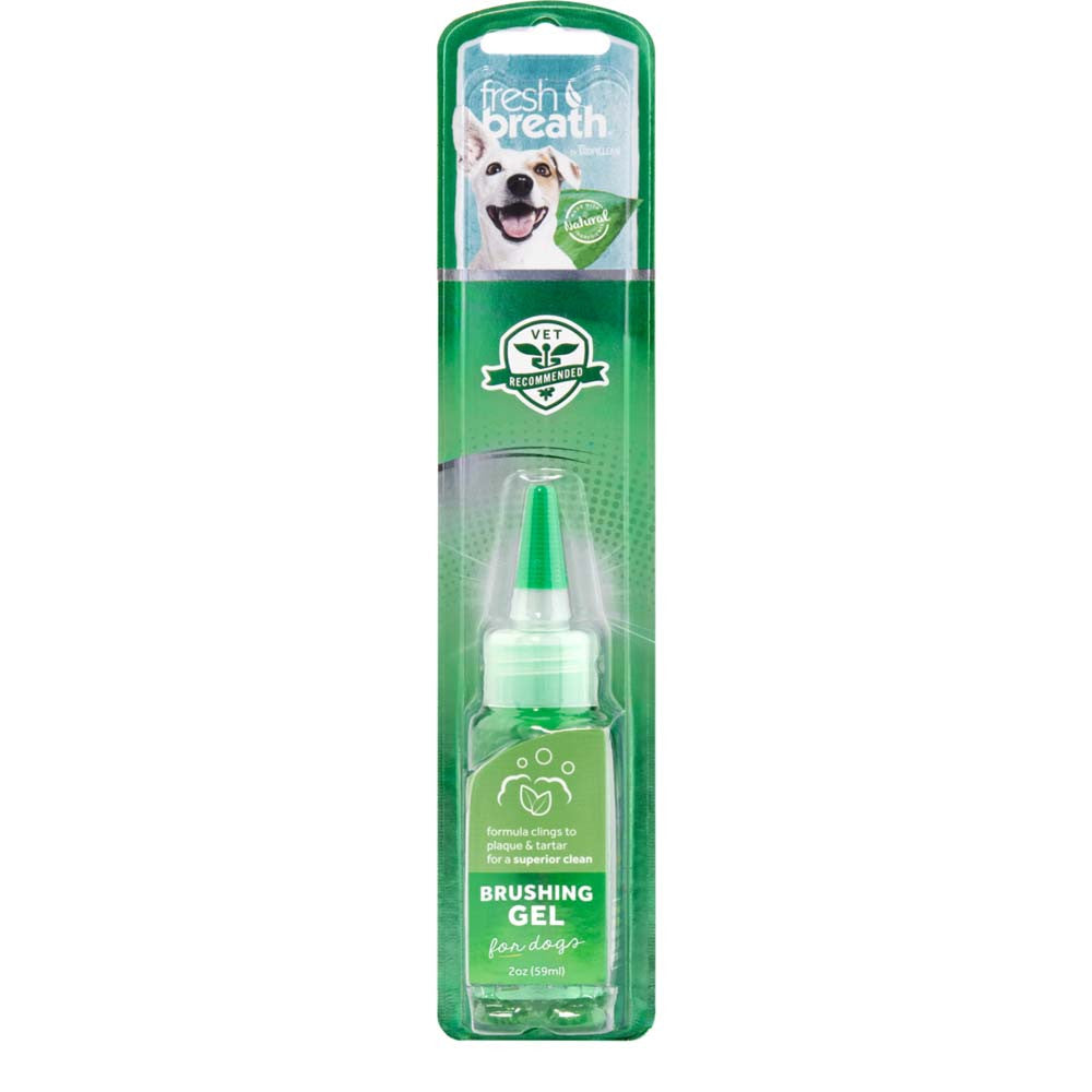 TropiClean Fresh Breath Brushing Dental & Oral Care Gel for Dogs 2 oz