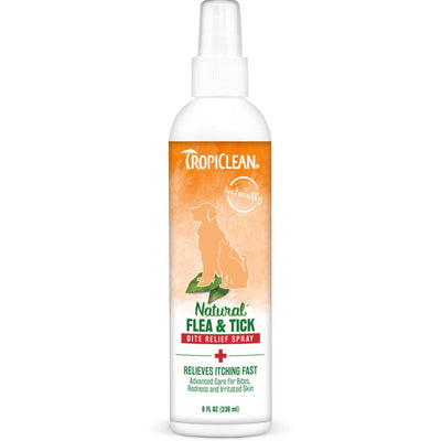 TropiClean Natural Flea & Tick Bite Relief Spray 8 fl. oz