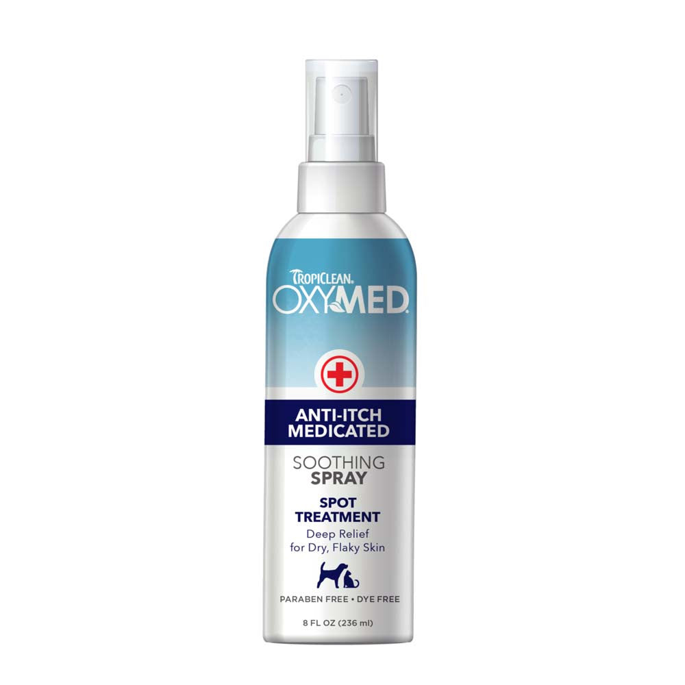 TropiClean OxyMed Anti Itch Spray 8 fl. oz