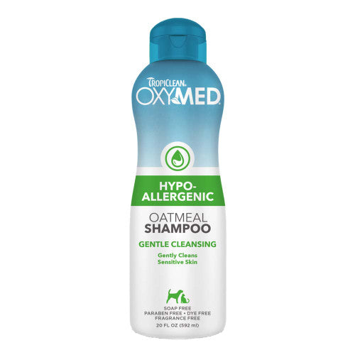 TropiClean OxyMed Hypoallergenic Shampoo for Pets 20 fl. oz - Dog