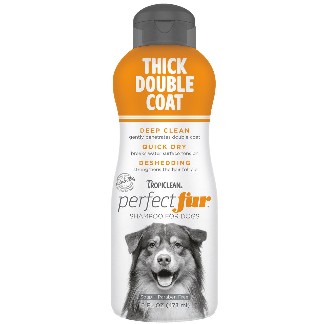 TropiClean PerfectFur Thick Double Coat Shampoo for Dogs 16oz