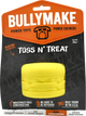 BullyMake Toss n' Treat Flavored Dog Chew Toy Cheeseburger Bacon 669125001615