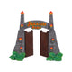 Penn-Plax Officially Licensed Universal Studios Jurassic Park Gates Décor Small 030172103322