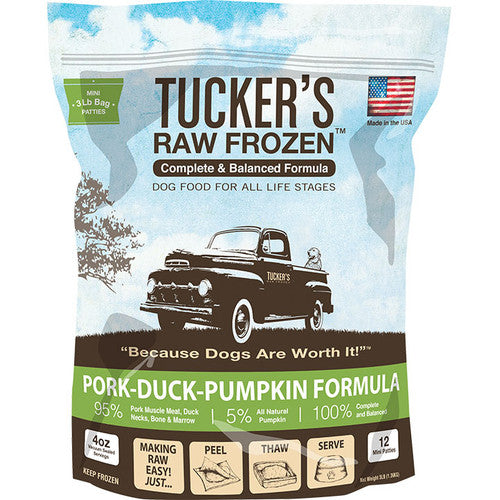 Tuckers Dog Frozen Complete Balance Pork & Duck 3lb