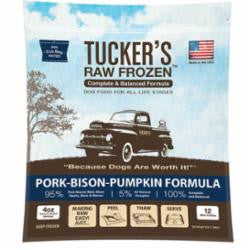 Tuckers Dog Frozen Complete Balanced Pork Bison 3lb SD - 5 {L - x}
