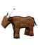 Tuffy Barnyard Bull Durable Dog Toy Brown 18.5in