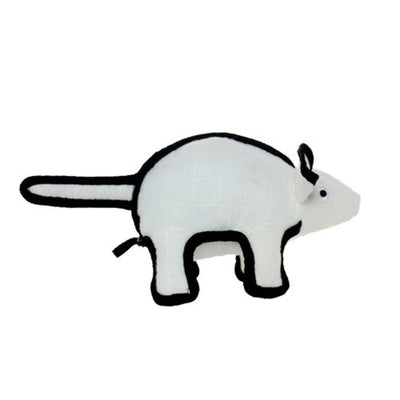 Tuffy Barnyard Mous Wht - Dog