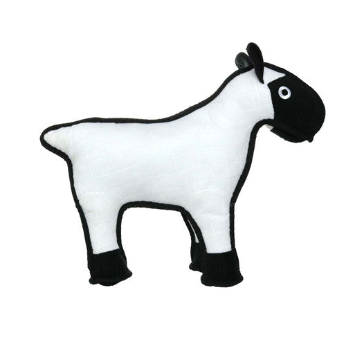 Tuffy Barnyard Sheep Durable Dog Toy White 18.25in