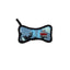 Tuffy Jr Bone Durable Dog Toy Blue Camo 6.2in