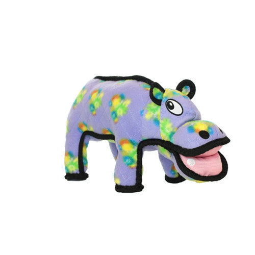 Tuffy Jr Zoo Hippo Pleash Dog Toy
