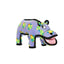 Tuffy Jr Zoo Hippo Pleash Dog Toy
