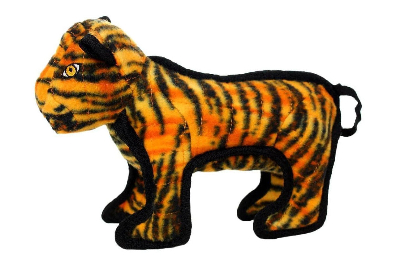 Tuffy Jr Zoo Tiger Pleash Dog Toy 180181908156