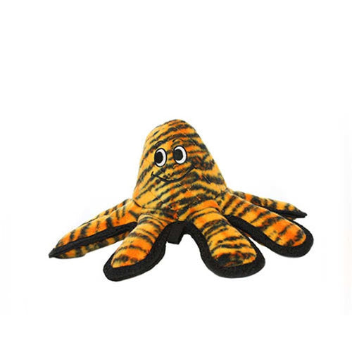 Tuffy Mega Dog Toy Octopus Tiger Print Small