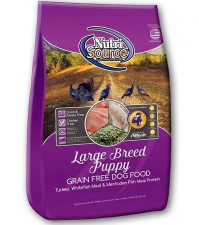 Tuffy Nutrisource Grain Free Large Breed Puppy Recipe Dry Dog Food-5-lb-{L+1x} 073893299622