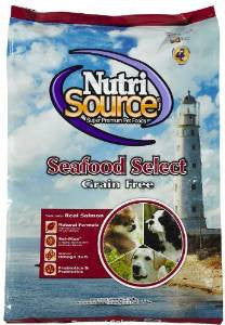 Tuffy Nutrisource Grain Free Seafood Select With Salmon Dry Dog Food-15-lb-{L+1x} 073893430018