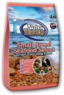 Tuffy Nutrisource Grain Free Small Breed Seafood Select Dry Dog Food-15-lb-{L+1x} 073893430100