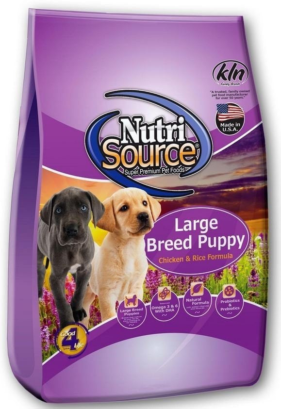Tuffy Nutrisource Large Breed Puppy Chicken And Rice Dry Dog Food-15-lb-{L+1x} 073893264026