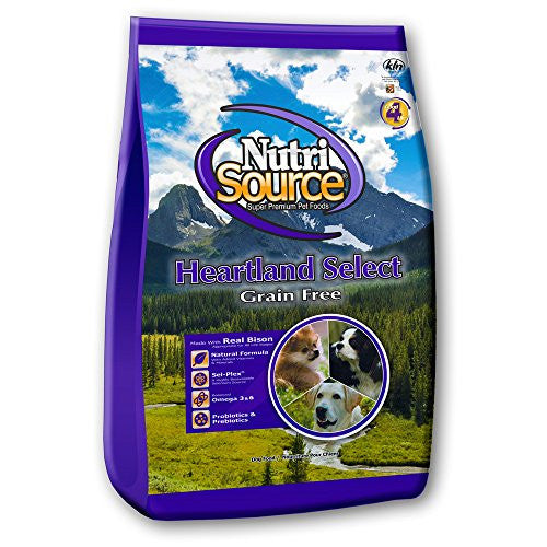 Tuffy Nutrisource Rice Heartland Select Bison Dry Dog Food 5 Lb C=8{L-1x}131753 073893420026
