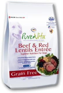 Tuffy PureVita Grain Free Beef And Red Lentils Dry Dog Food - 15 - lb - {L + 1x}