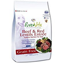 Tuffy PureVita Grain Free Beef And Red Lentils Dry Dog Food-5-lb-{L+1x} 073893181026