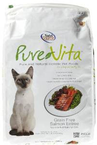Tuffy PureVita Grain Free Salmon And Peas Dry Cat Food-15-lb-{L+1x} 073893470007