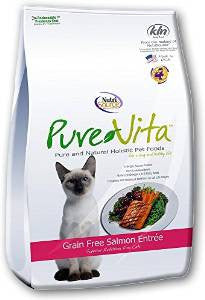 Tuffy PureVita Grain Free Salmon And Peas Dry Cat Food-2.2-lb-{L+1x} 073893470021