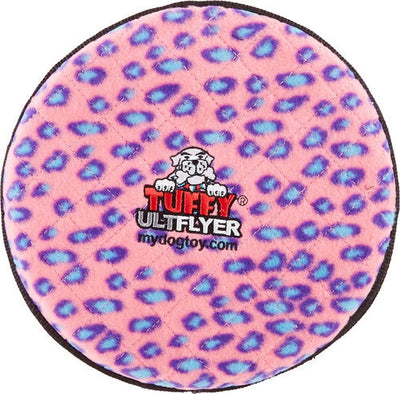 Tuffy Ult Flyer Leopard Pnk - Dog