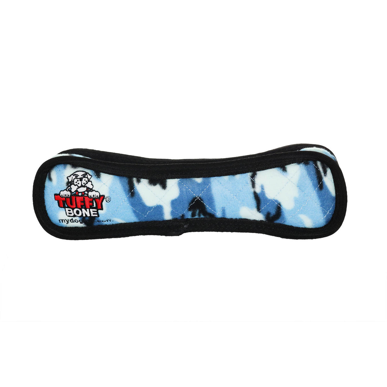 Tuffy Ultimate Bone Durable Dog Toy Blue Camo 13in