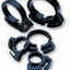 Two Little Fishies 3/4’ Plastic Hose Clamp Set 6 pc. {L + 1} 481505 (DD) - Aquarium