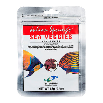 Two Little Fishies Julian Sprung's Seaveggies Red Seaweed Fish Food 0.4 oz
