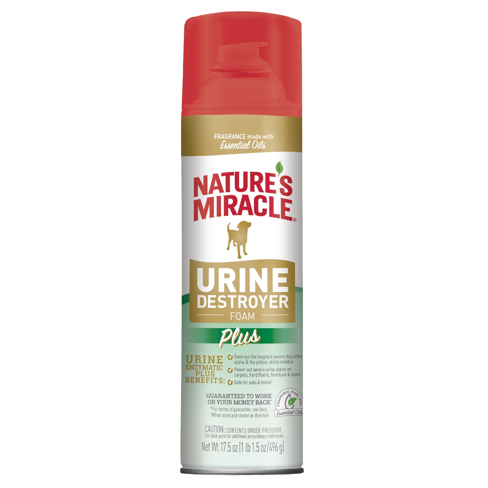 Nature's Miracle Dog Urine Destroyer Plus Foam Aerosol 17.5 oz 018065983992