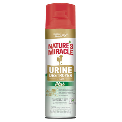 Nature's Miracle Dog Urine Destroyer Plus Foam Aerosol 17.5 oz 018065983992
