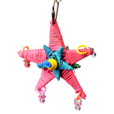 A & E Cages Happy Beaks Star Power Bird Toy 644472014211