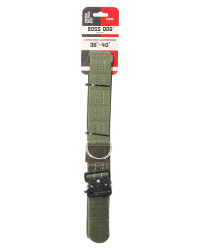 Boss Dog Human Boss Tactical Utility "Dog Walker" Belt Green Large (36-40In Waist) 850065051543