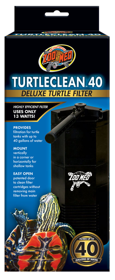 Zoo Med TurtleClean 40 Deluxe Filter 40 gal 097612023053
