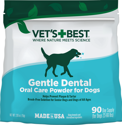 Vet's Best Gentle Dental Oral Care Powder for Dogs 2.65 oz 031658000104
