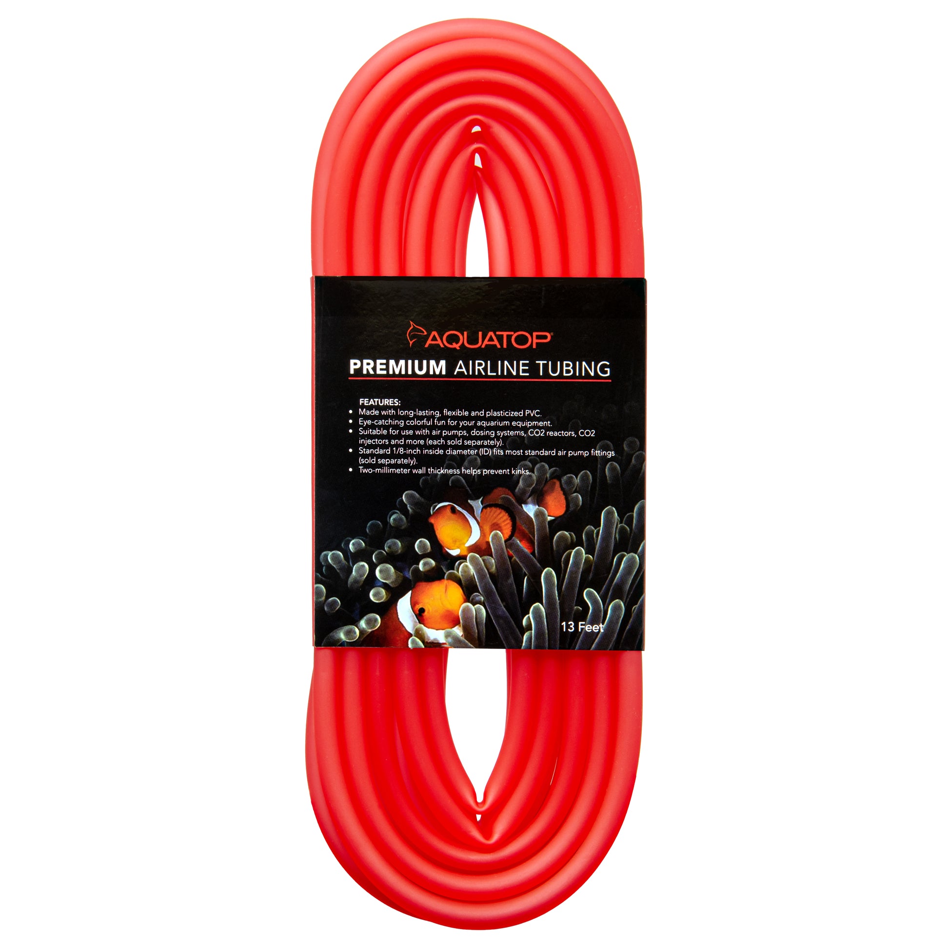 Aquatop Airline Tubing Red 13 ft 850047393494