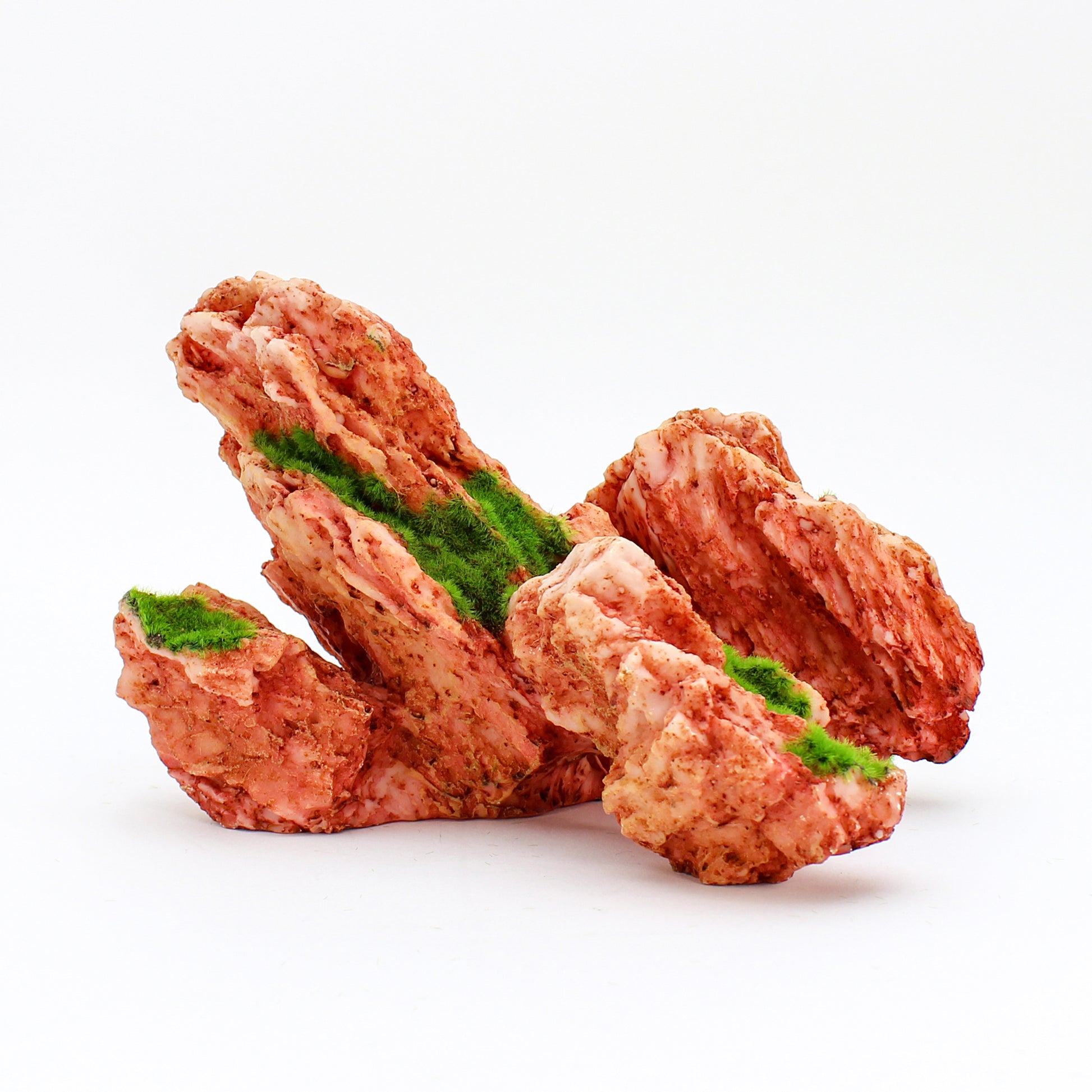 Penn-Plax Aqua-Flora Living Red Rock Aquarium Ornament 2ea/One Size 030172050282