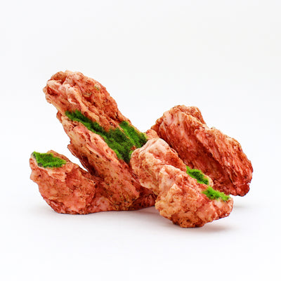 Penn-Plax Aqua-Flora Living Red Rock Aquarium Ornament 2ea/One Size 030172050282