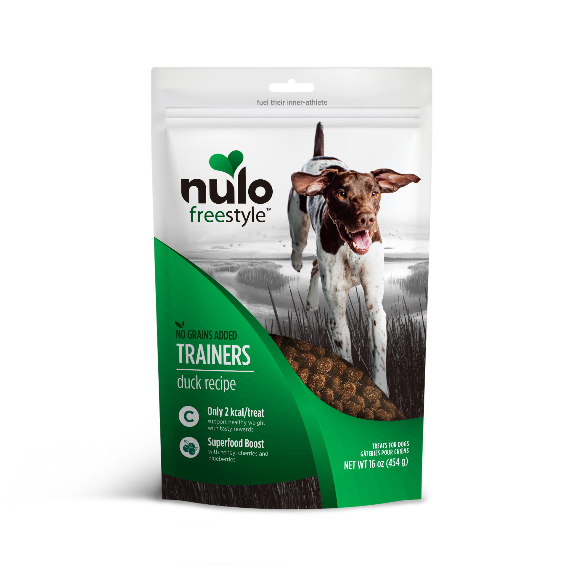 Nulo FreeStyle Trainers Grain-Free Dog Treats Duck 16 oz 811939027538