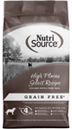NutriSource Select Recipe Grain Free Dry Dog Food High Plains Select 4 lb 073893297086