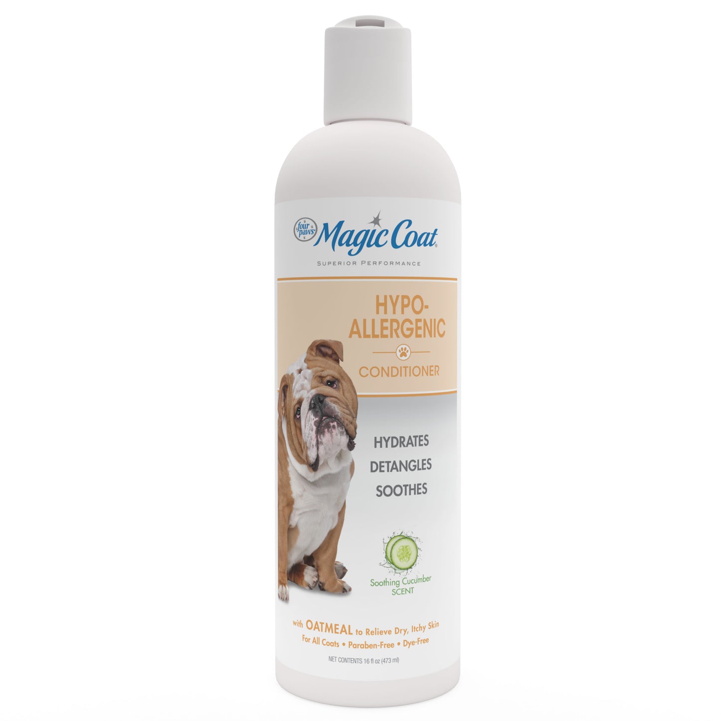 Four Paws Magic Coat Hypoallergenic Dog Conditioner Soothing Cucumber 16 oz (1 ct) 045663976453