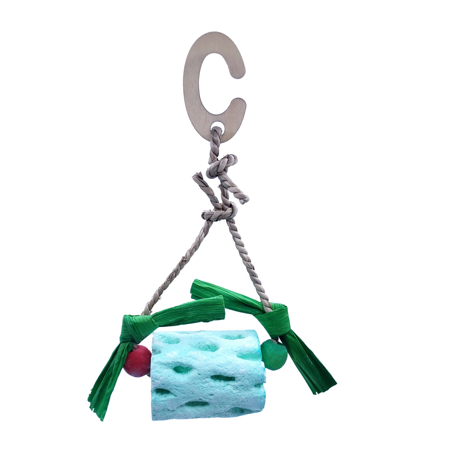 A & E Cages Nibbles Calcium Roller Hanging Small Animal Chew Toy 644472991710