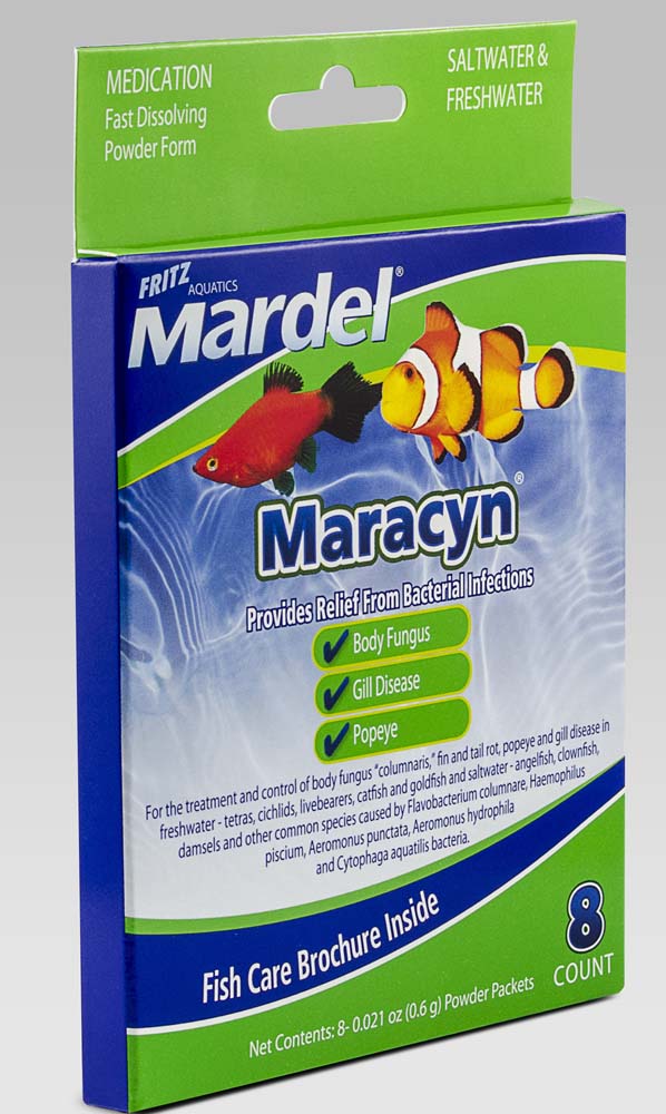 Mardel Maracyn Antibacterial Medication 0.021 oz, 8 ct 080531460009