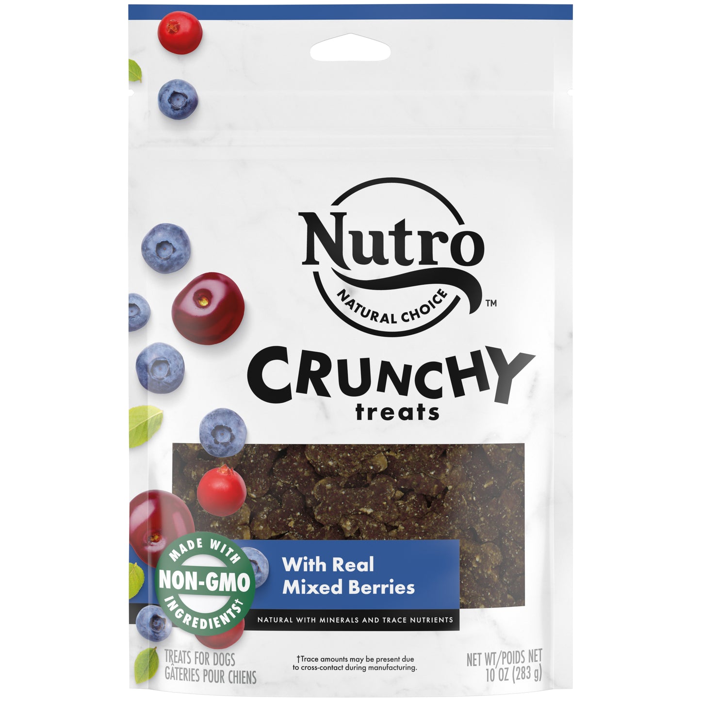 Nutro Products Crunchy Dog Treats Mixed Berry 10 oz 079105110853