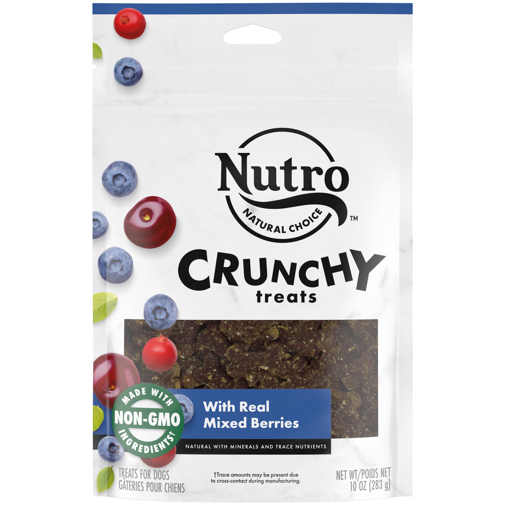 Nutro Products Crunchy Dog Treats Mixed Berry 10 oz 079105110853